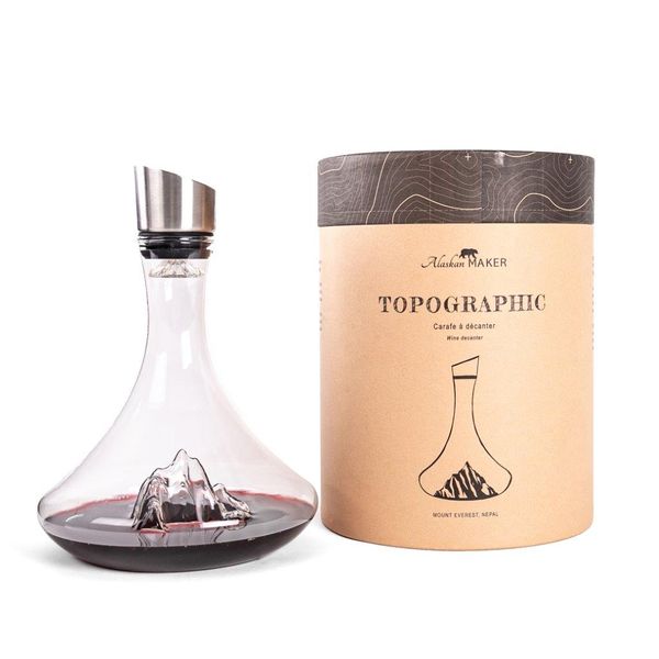 Carafe à décanter TOPOGRAPHIC Mont Everest